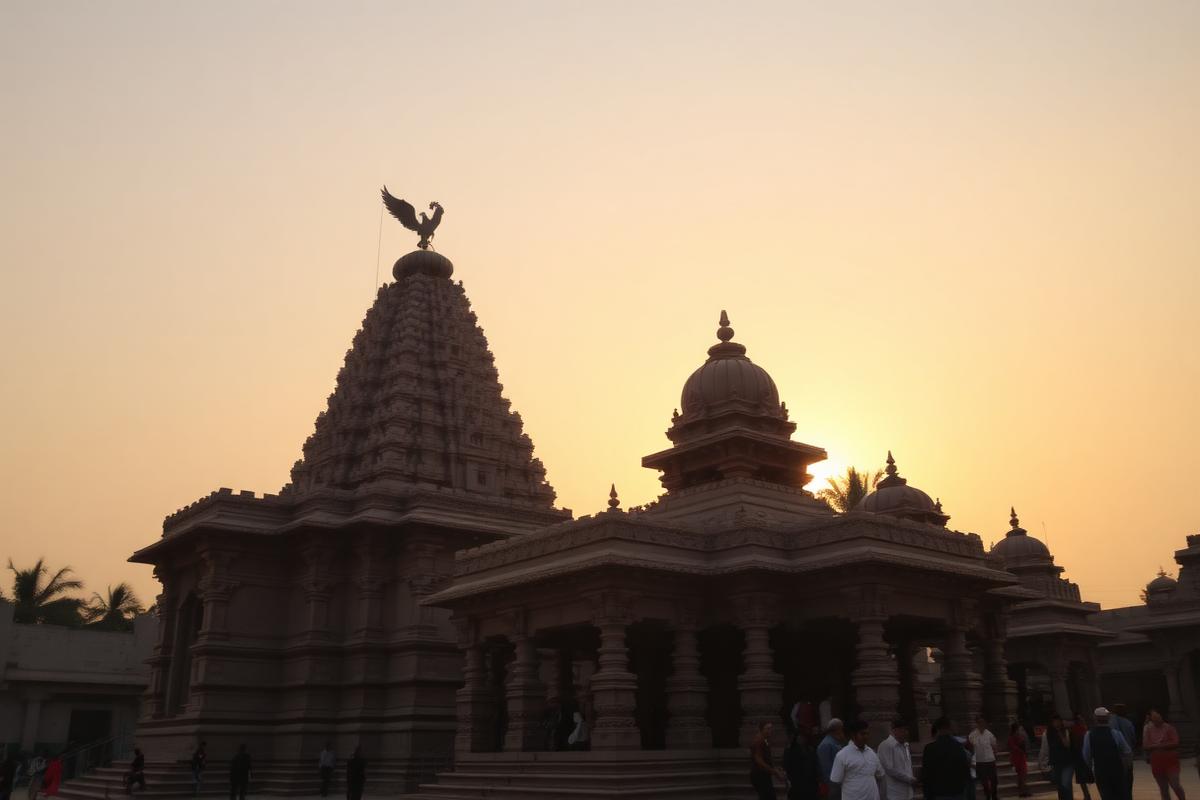 Mahakaleshwar Temple in Ujjain, 4.5 km · 12 min drive from Hotel Raghuvansham