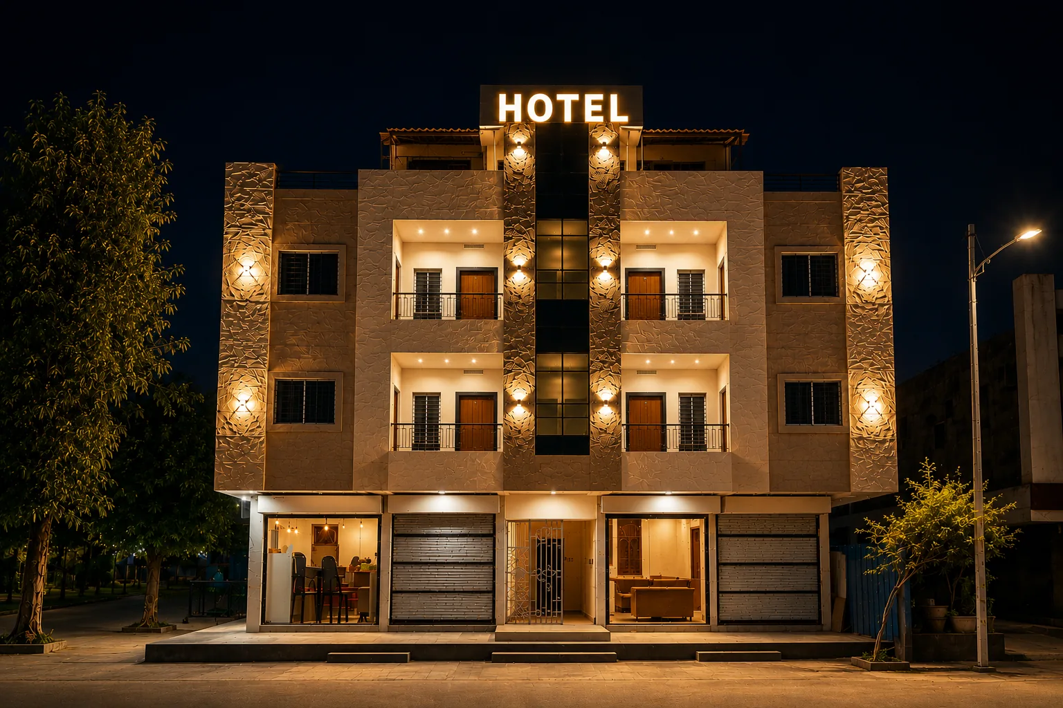 Hotel Raghuvansham front facade