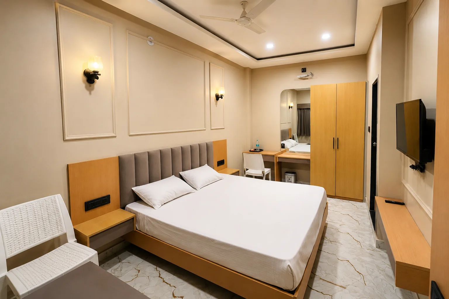 Standard Room at Hotel Raghuvansham Ujjain — 2 Bed, Non AC